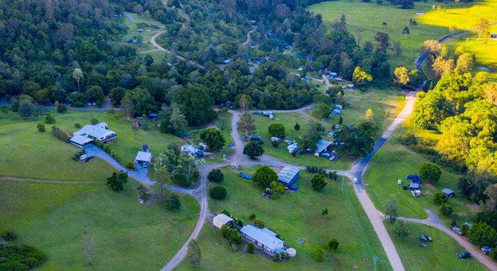 Aerial view of Neurum Creek