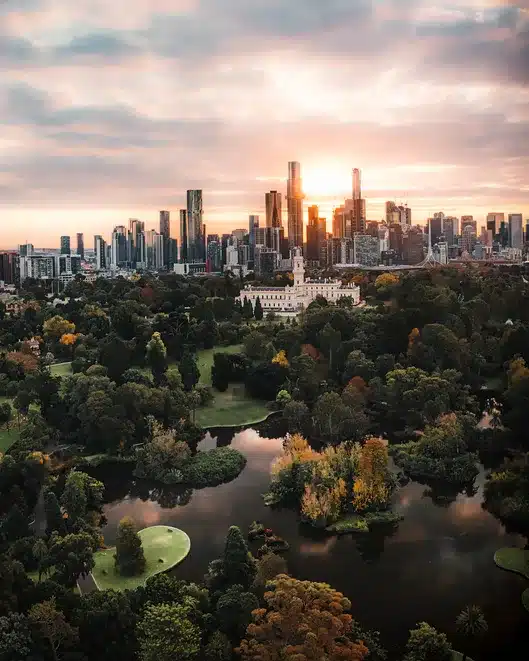 Melbourne is home to many of Australia's best-known landmarks, such as the Melbourne Cricket Ground, the National Gallery of Victoria and the World Heritage-listed Royal Exhibition Building. Noted for its cultural heritage, the city gave rise to Australian rules football, Australian impressionism and Australian cinema.