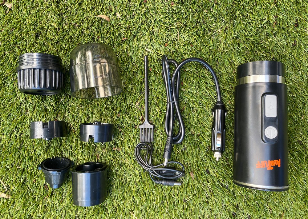 AusTuff 3in1 Portable Espresso Coffee Machine Offroad Hybrid Campers and Caravans