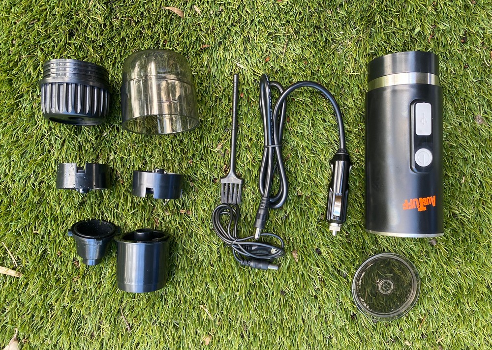 AusTuff 3in1 Portable Espresso Coffee Machine Offroad Hybrid Campers and Caravans