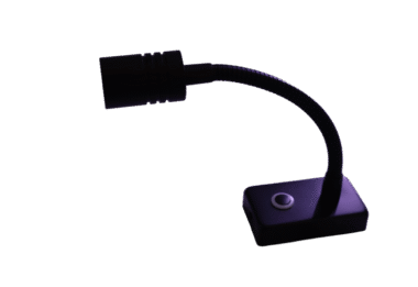 Austrack Black Bedside Light PASSENGER SIDE with USB