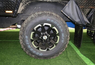 Austrack Campers Hybrid Rim & Tyre Combo (2000kg Rim 16" with 265/75R16 M/T)