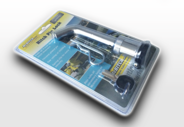 Hitch Pin - Locking (chrome) for Drop-On