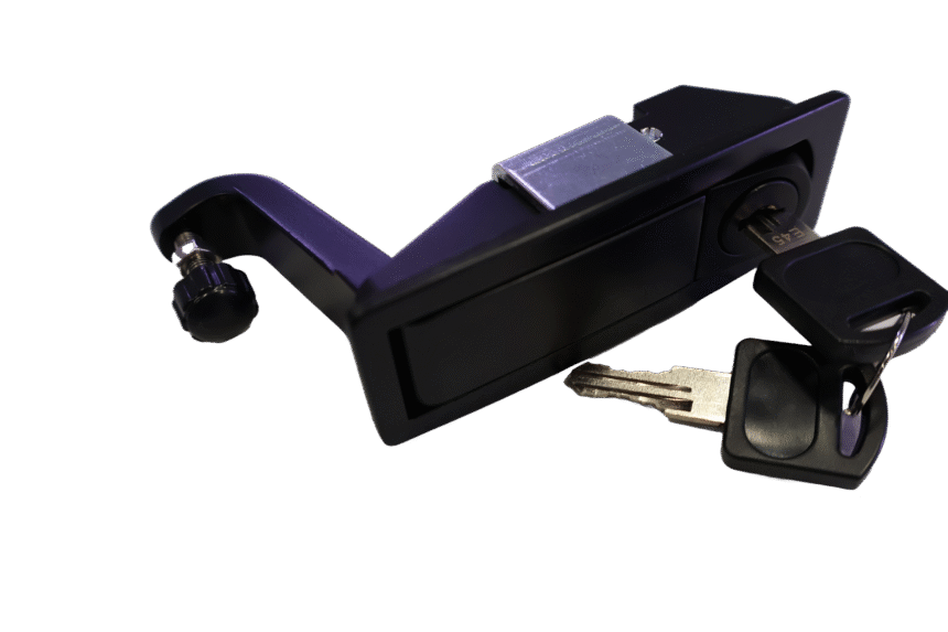 Austrack Campers Black Compression Lock with Key for Tanami Rear Fold Out - Image 2