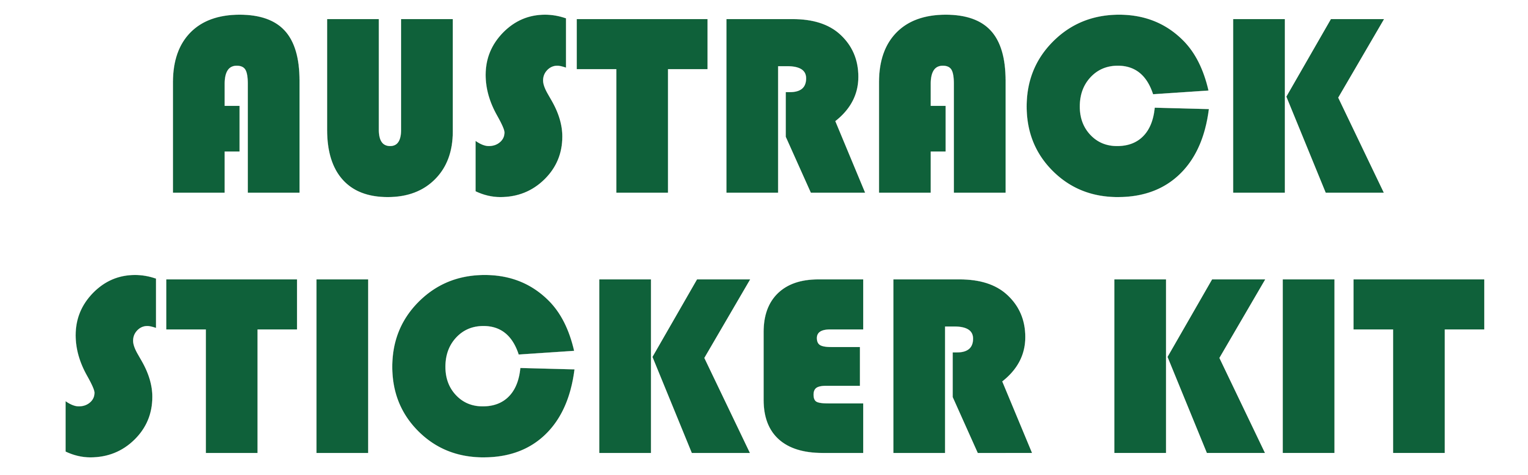 Austrack Campers Hybrid Camper/Caravan Sticker Kit - BUILD YOUR OWN