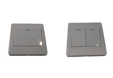 Square Light Switch WHITE